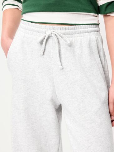 بنطال رياضي SoComfy Barrel متوسط ​​الارتفاع من Old Navy - رمادي فاتح منقط in Kuwait