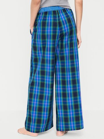 Old Navy Poplin Pajama Pant - Blue Plaid in Kuwait