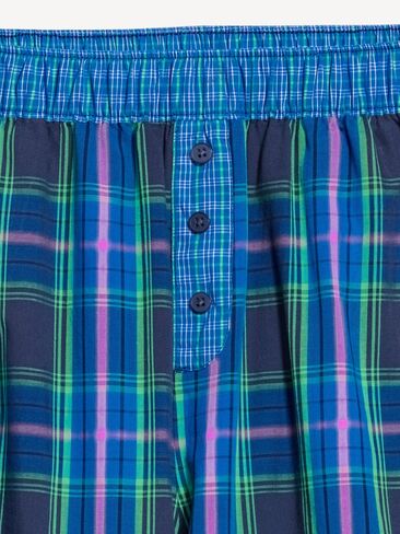 Old Navy Poplin Pajama Pant - Blue Plaid in Kuwait