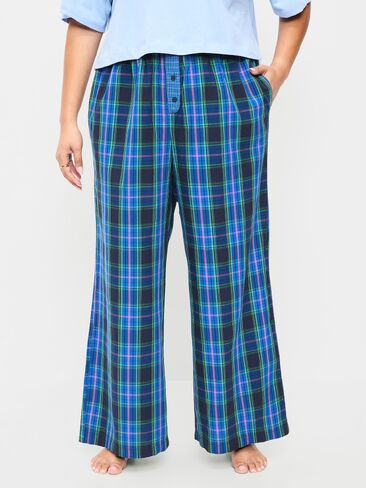 Old Navy Poplin Pajama Pant - Blue Plaid in Kuwait