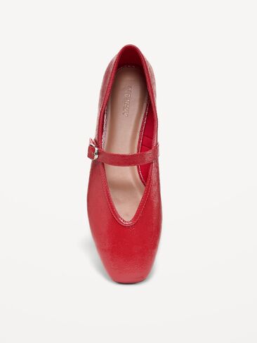 Old Navy Mary Jane Ballet Flats for Women - Moonfish Orange in Kuwait