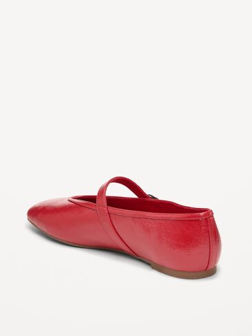 Old Navy Mary Jane Ballet Flats for Women - Moonfish Orange in Kuwait