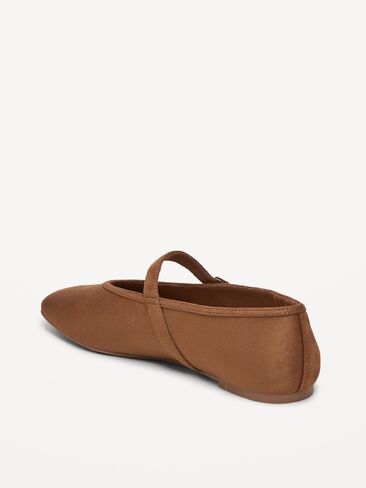Old Navy Mary Jane Ballet Flats for Women - Chestnut in Kuwait
