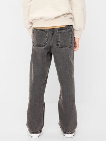 Old Navy Wow Pull-On Baggy Jeans for Boys - Washed Black in Kuwait