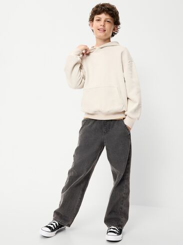 Old Navy Wow Pull-On Baggy Jeans for Boys - Washed Black in Kuwait