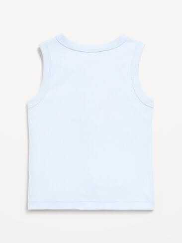 بلوزة مضلعة بدون اكمام بأزرار امامية للبنات من Old Navy - كونترايل in Kuwait