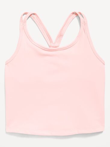 Old Navy StudioSmooth Sleeveless Top for Girls - Pink Sky in Kuwait