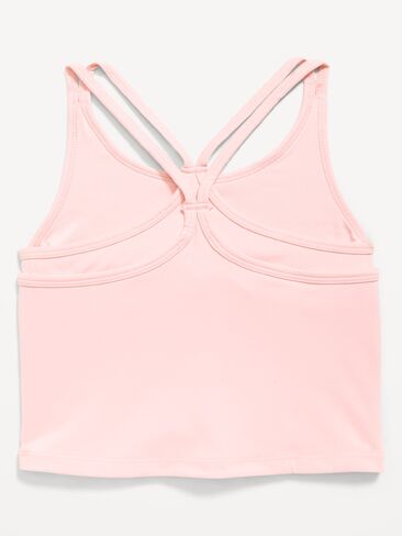 Old Navy StudioSmooth Sleeveless Top for Girls - Pink Sky in Kuwait