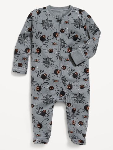 Old Navy 2-Way-Zip Sleep & Play Footed One-Piece for Baby - Spider in Kuwait