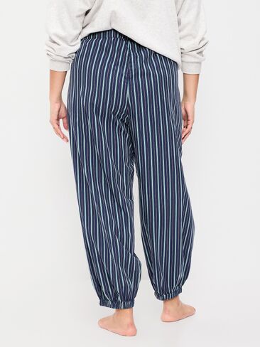 بنطلون بالون من البوبلين ذو اللون الداكن من Old Navy - شريط كحلي in Kuwait
