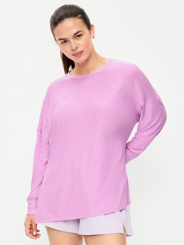 سترة طويلة الأكمام من Old Navy CloudMotion - أوركيد in Kuwait