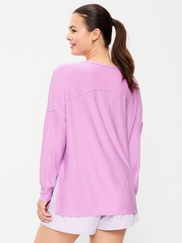 سترة طويلة الأكمام من Old Navy CloudMotion - أوركيد in Kuwait