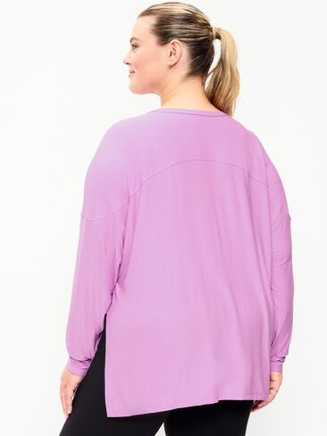 سترة طويلة الأكمام من Old Navy CloudMotion - أوركيد in Kuwait