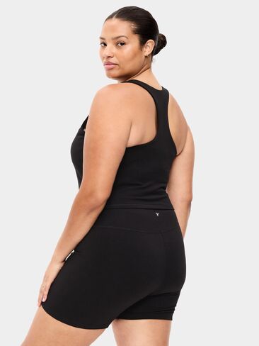 حمالة صدر رياضية Old Navy Light Support PowerChill برقبة عالية Racerback - بلاك جاك in Kuwait