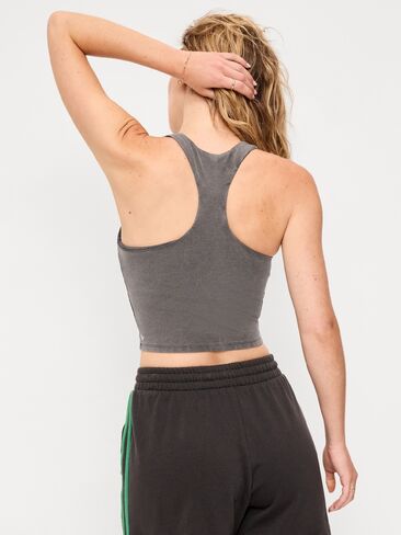 حمالة صدر رياضية Old Navy Light Support PowerChill برقبة عالية Racerback - Panther in Kuwait