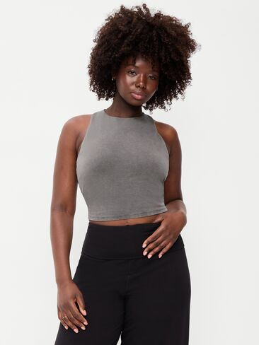 حمالة صدر رياضية Old Navy Light Support PowerChill برقبة عالية Racerback - Panther in Kuwait