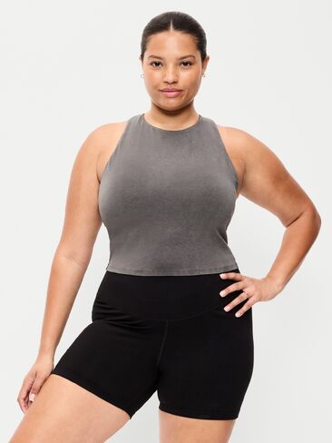 حمالة صدر رياضية Old Navy Light Support PowerChill برقبة عالية Racerback - Panther in Kuwait
