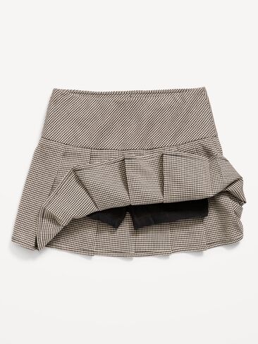 Old Navy Pleated Twill Skort for Girls - Houndstooth in Kuwait