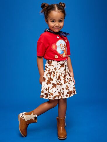 Old Navy Old Navy x Pixar Toy Story Boxy Graphic T-Shirt for Toddler Girls - Red Buttons in Kuwait