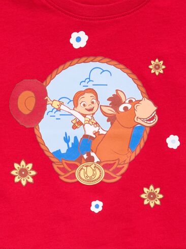 Old Navy Old Navy x Pixar Toy Story Boxy Graphic T-Shirt for Toddler Girls - Red Buttons in Kuwait