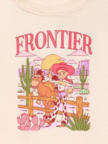 Old Navy Old Navy x Pixar Toy Story Boxy Graphic T-Shirt for Toddler Girls - Creme De La Creme in Kuwait
