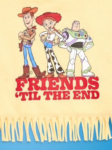 Old Navy Old Navy x Pixar Toy Story Graphic Fringed-Hem T-Shirt for Toddler Girls - Butter Yellow in Kuwait