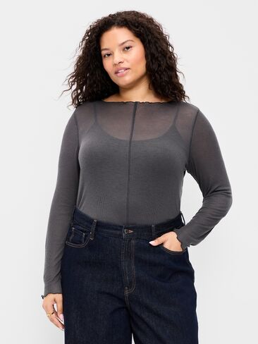 Old Navy Lettuce-Edge Tissue T-Shirt - Panther in Kuwait