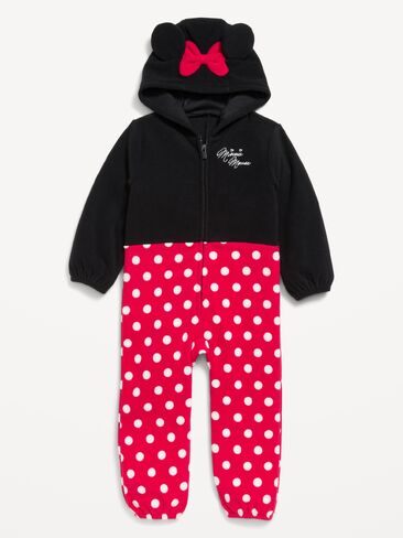 Old Navy Disney© Microfleece Hooded One-Piece for Toddler Girls - Minnie Mouse in Kuwait
