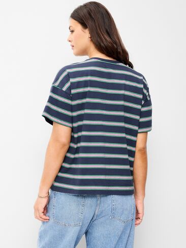 تي شيرت Old Navy Vintage برقبة دائرية - شريط بحري in Kuwait