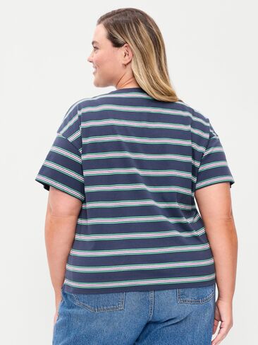 تي شيرت Old Navy Vintage برقبة دائرية - شريط بحري in Kuwait
