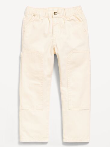 Old Navy Carpenter Utility Twill Pants for Toddler Boys - Creme De La Creme in Kuwait