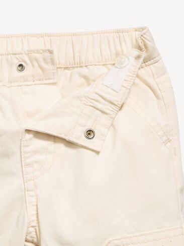 Old Navy Carpenter Utility Twill Pants for Toddler Boys - Creme De La Creme in Kuwait
