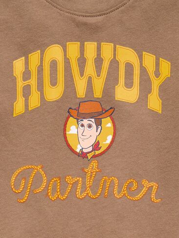 Old Navy Old Navy x Pixar Toy Story Unisex Oversized Graphic T-Shirt for Toddler - Brown in Kuwait