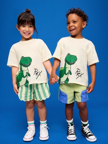 Old Navy Old Navy x Pixar Toy Story Unisex Oversized Graphic T-Shirt for Toddler - Creme De La Creme in Kuwait