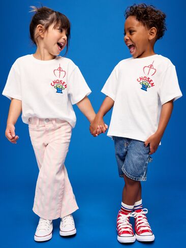 Old Navy Old Navy x Pixar Toy Story Unisex Oversized Graphic T-Shirt for Toddler - Calla Lilies in Kuwait