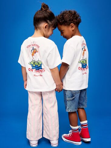 Old Navy Old Navy x Pixar Toy Story Unisex Oversized Graphic T-Shirt for Toddler - Calla Lilies in Kuwait