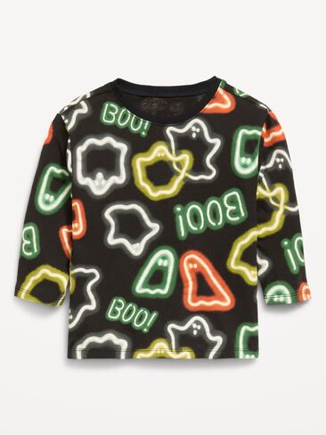 Old Navy Printed Long-Sleeve Unisex T-Shirt for Toddler - Ghosts in Kuwait