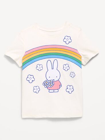 تي شيرت برسومات للجنسين من Old Navy Miffy™ للأطفال الصغار - أرنب أبيض in Kuwait