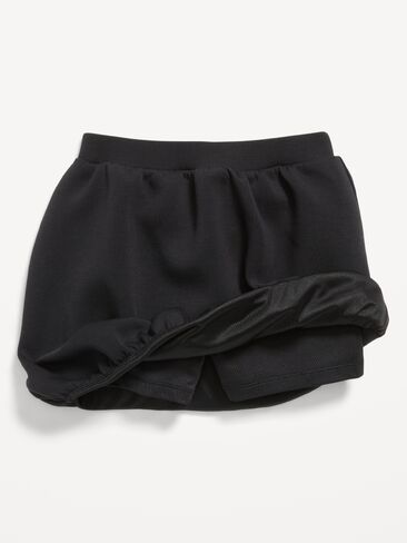 Old Navy Bounce Fleece Bubble Skort for Girls - Black in Kuwait