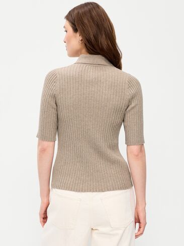 Old Navy Short-Sleeve Ribbed Polo - Mushroom in Kuwait