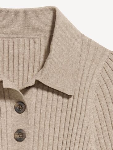 Old Navy Short-Sleeve Ribbed Polo - Mushroom in Kuwait