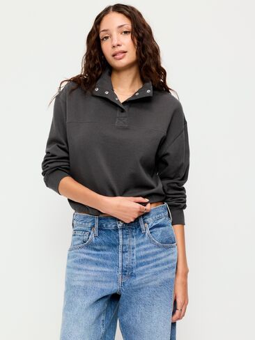 Old Navy SoComfy Funnel-Neck Sweatshirt - Panther in Kuwait