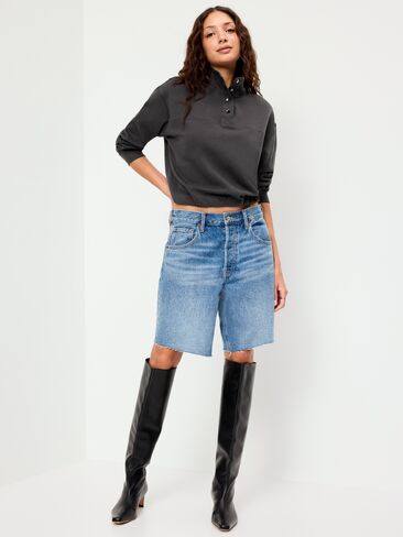 Old Navy SoComfy Funnel-Neck Sweatshirt - Panther in Kuwait