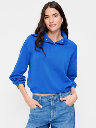 Old Navy SoComfy Funnel-Neck Sweatshirt - Blue Moon in Kuwait