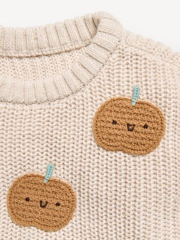 Old Navy Unisex Loose Sweater for Baby - Pumpkins in Kuwait