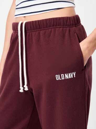 بنطال رياضي واسع الأرجل من الصوف عالي الخصر من Old Navy - أحمر أم لا in Kuwait