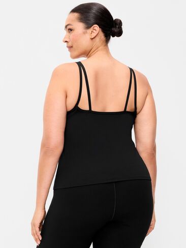 Old Navy StudioSmooth Strappy Tank Top - بلاك جاك in Kuwait