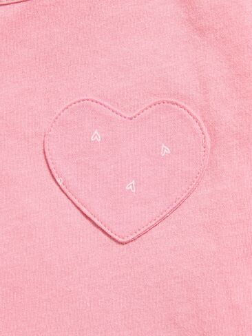 Old Navy Softest Short-Sleeve Heart-Pocket T-Shirt for Girls - Pressed Flower in Kuwait