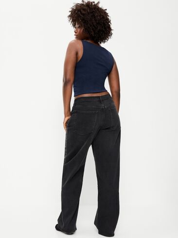 Old Navy Low-Rise Loose Jeans - Autumn Night in Kuwait