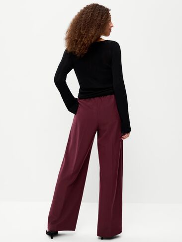 Old Navy High-Waisted Wide-Leg Trouser - Raisin Arizona in Kuwait